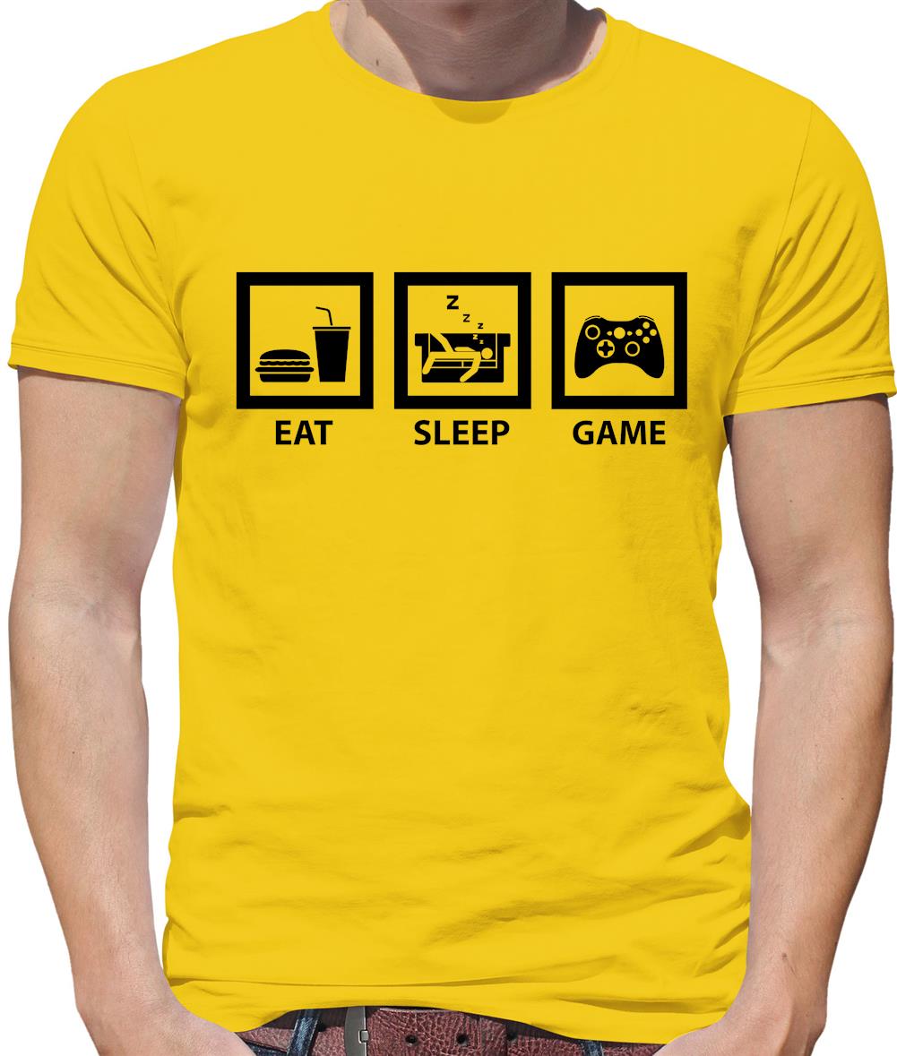Eat Sleep Gamer Mens T-Shirt