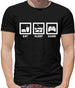 Dressdown Eat Sleep Gamer Mens T-Shirt