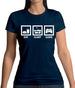 Dressdown Eat Sleep Gamer Womens T-Shirt