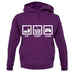 Dressdown Eat Sleep Gamer Unisex Hoodie