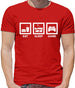 Dressdown Eat Sleep Gamer Mens T-Shirt