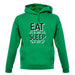 Eat A Lot Sleep A Lot unisex hoodie