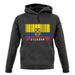 Ecuador Barcode Style Flag unisex hoodie