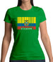 Ecuador Barcode Style Flag Womens T-Shirt