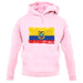 Ecuador Grunge Style Flag unisex hoodie