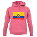 Ecuador Grunge Style Flag unisex hoodie