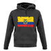 Ecuador Grunge Style Flag unisex hoodie