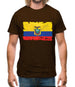 Ecuador Grunge Style Flag Mens T-Shirt