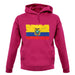 Ecuador Grunge Style Flag unisex hoodie