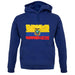 Ecuador Grunge Style Flag unisex hoodie