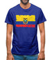 Ecuador Grunge Style Flag Mens T-Shirt