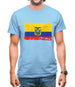 Ecuador Grunge Style Flag Mens T-Shirt