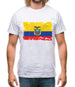 Ecuador Grunge Style Flag Mens T-Shirt