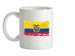 Ecuador Grunge Style Flag Ceramic Mug