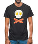 Eggs Bacon Skull And Bones Mens T-Shirt