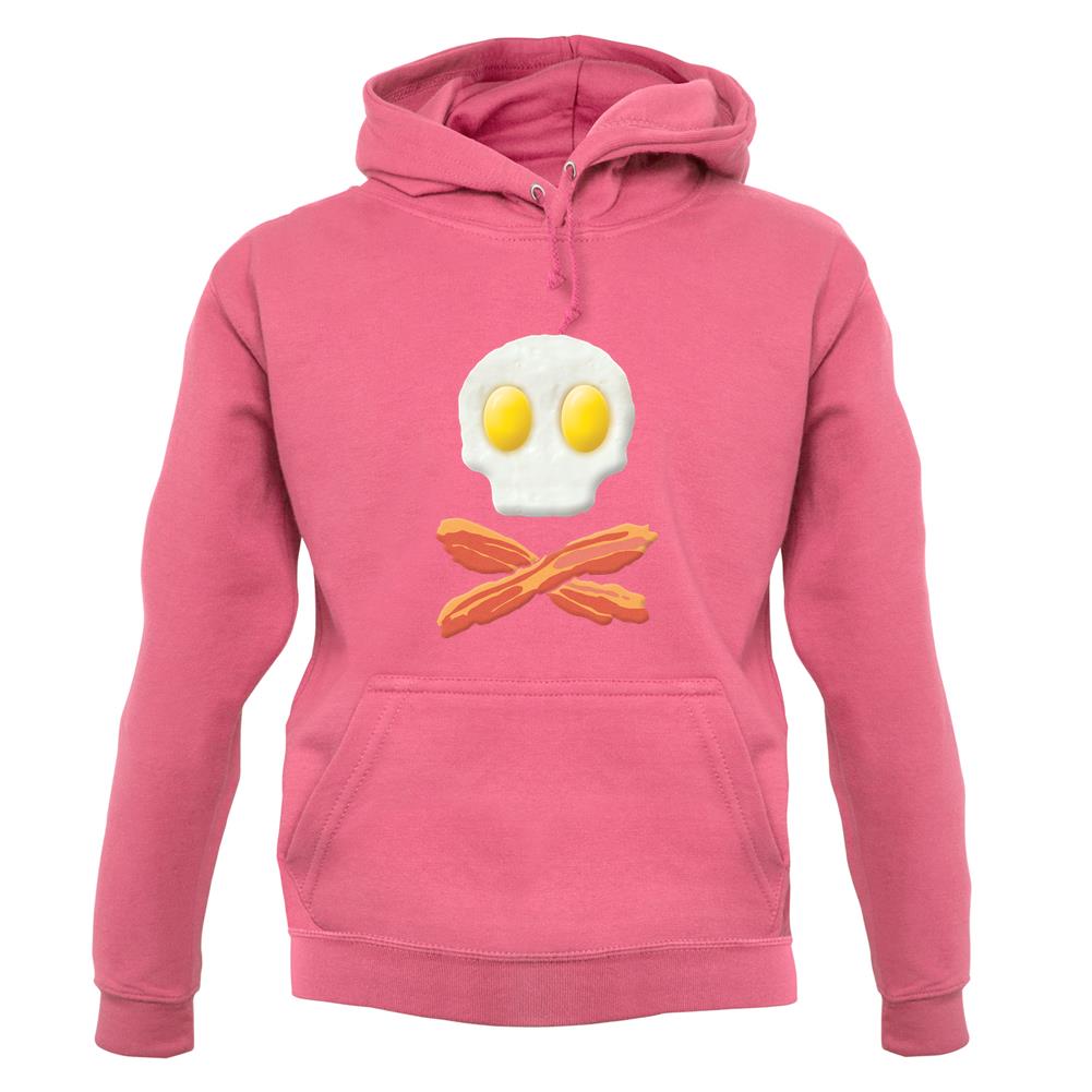Eggs Bacon Skull And Bones unisex hoodie
