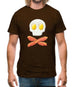 Eggs Bacon Skull And Bones Mens T-Shirt
