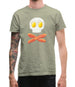 Eggs Bacon Skull And Bones Mens T-Shirt