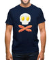 Eggs Bacon Skull And Bones Mens T-Shirt