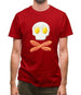 Eggs Bacon Skull And Bones Mens T-Shirt