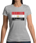 Egypt Barcode Style Flag Womens T-Shirt