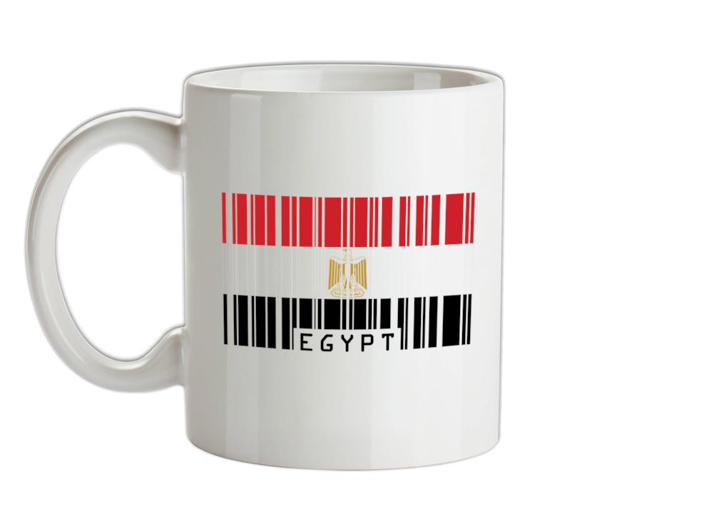 Egypt Barcode Style Flag Ceramic Mug
