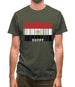 Egypt Barcode Style Flag Mens T-Shirt