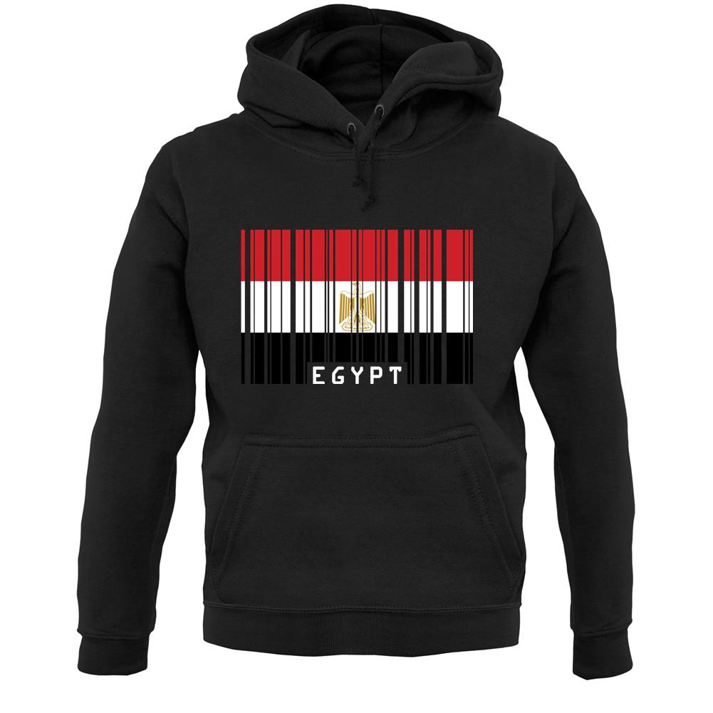 Egypt Barcode Style Flag Unisex Hoodie