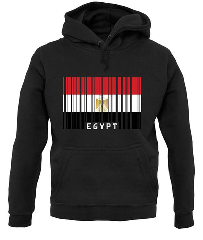 Egypt Barcode Style Flag unisex hoodie