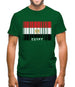 Egypt Barcode Style Flag Mens T-Shirt