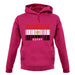 Egypt Barcode Style Flag unisex hoodie