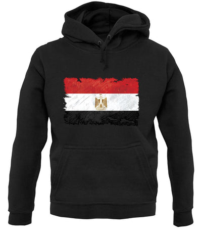Egypt Grunge Style Flag unisex hoodie