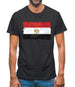 Egypt Grunge Style Flag Mens T-Shirt