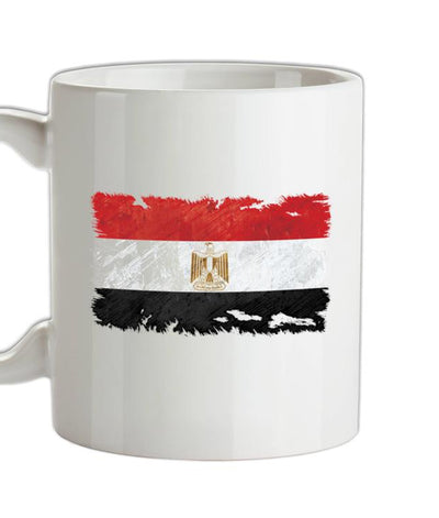 Egypt Grunge Style Flag Ceramic Mug