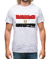 Egypt Grunge Style Flag Mens T-Shirt