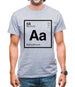 Aaliyah - Periodic Element Mens T-Shirt