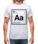 Aaliyah - Periodic Element Mens T-Shirt