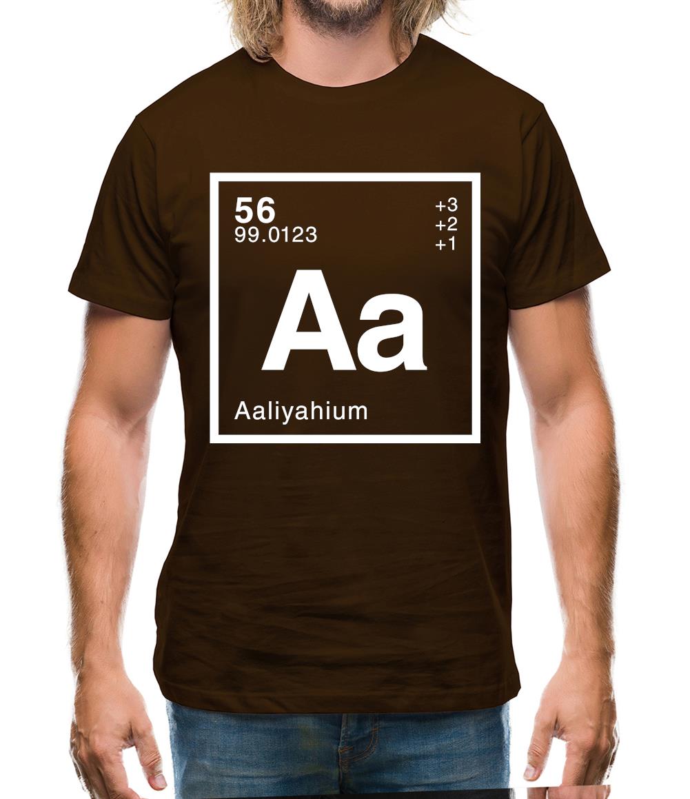 Aaliyah - Periodic Element Mens T-Shirt