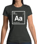 Aaliyah - Periodic Element Womens T-Shirt