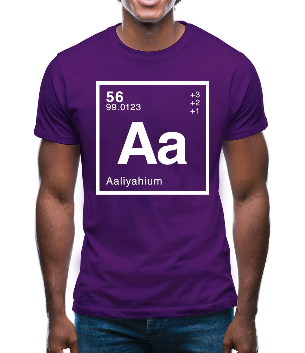 Aaliyah - Periodic Element Mens T-Shirt