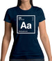 Aaliyah - Periodic Element Womens T-Shirt