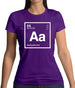 Aaliyah - Periodic Element Womens T-Shirt