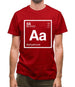 Aaliyah - Periodic Element Mens T-Shirt