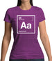 Aaron - Periodic Element Womens T-Shirt
