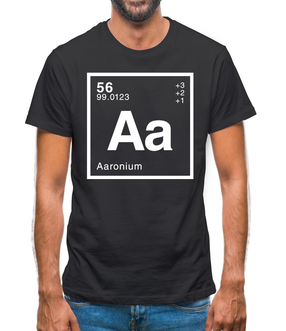 Aaron - Periodic Element Mens T-Shirt