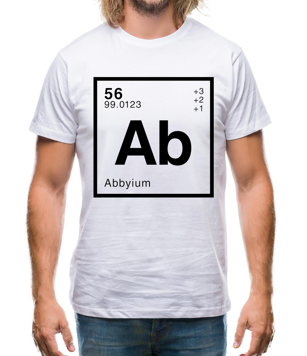Abby - Periodic Element Mens T-Shirt
