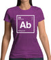 Abby - Periodic Element Womens T-Shirt