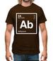 Abby - Periodic Element Mens T-Shirt