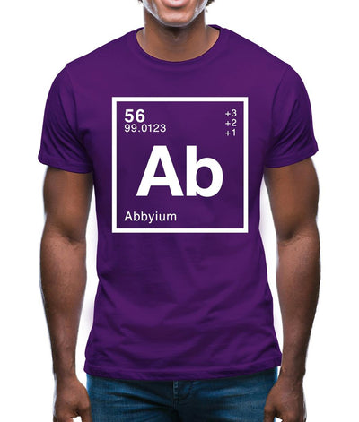 Abby - Periodic Element Mens T-Shirt