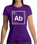 Abby - Periodic Element Womens T-Shirt